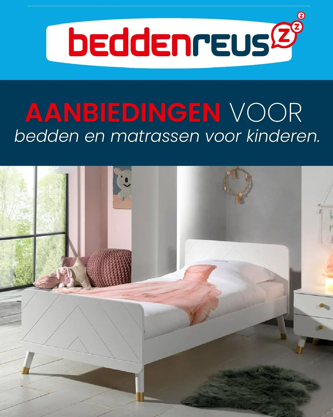 Beddenreus Aanbiedingen: Kinderbedden van 17 augustus tot 1 september 2025 - Folder pagina 1