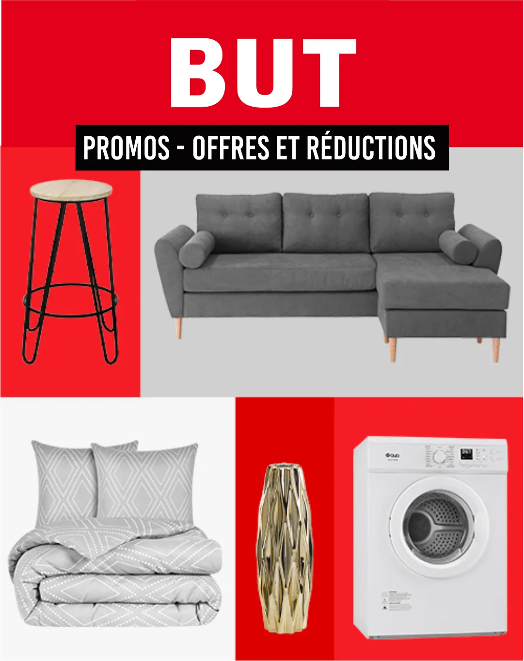 BUT offres de mobilier et de décoration du 11 août au 26 août 2025 - Catalogue page 