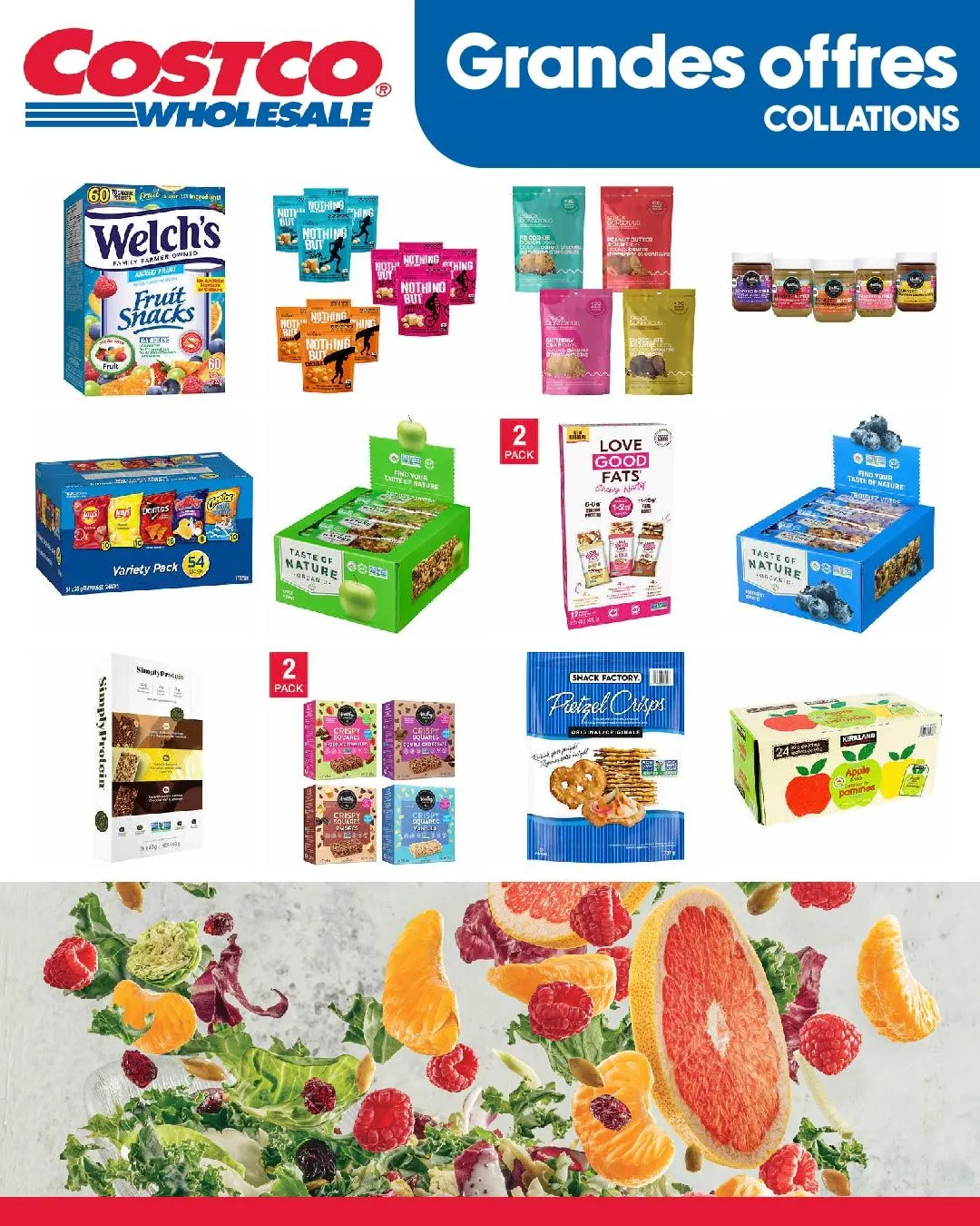 Costco promos de snacks du 13 août au 28 août 2025 - Circulaires page 1