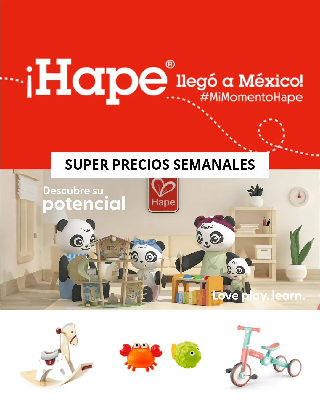 Catálogo de Hape precios de la semana  31 de enero al 15 de febrero 2025 - Pagina 1