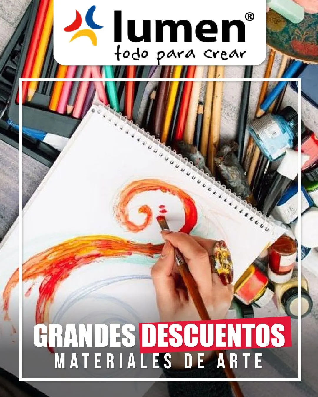 Catálogo de Lumen ofertas en materiales de arte 18 de junio al 23 de junio 2024 - Pagina 1