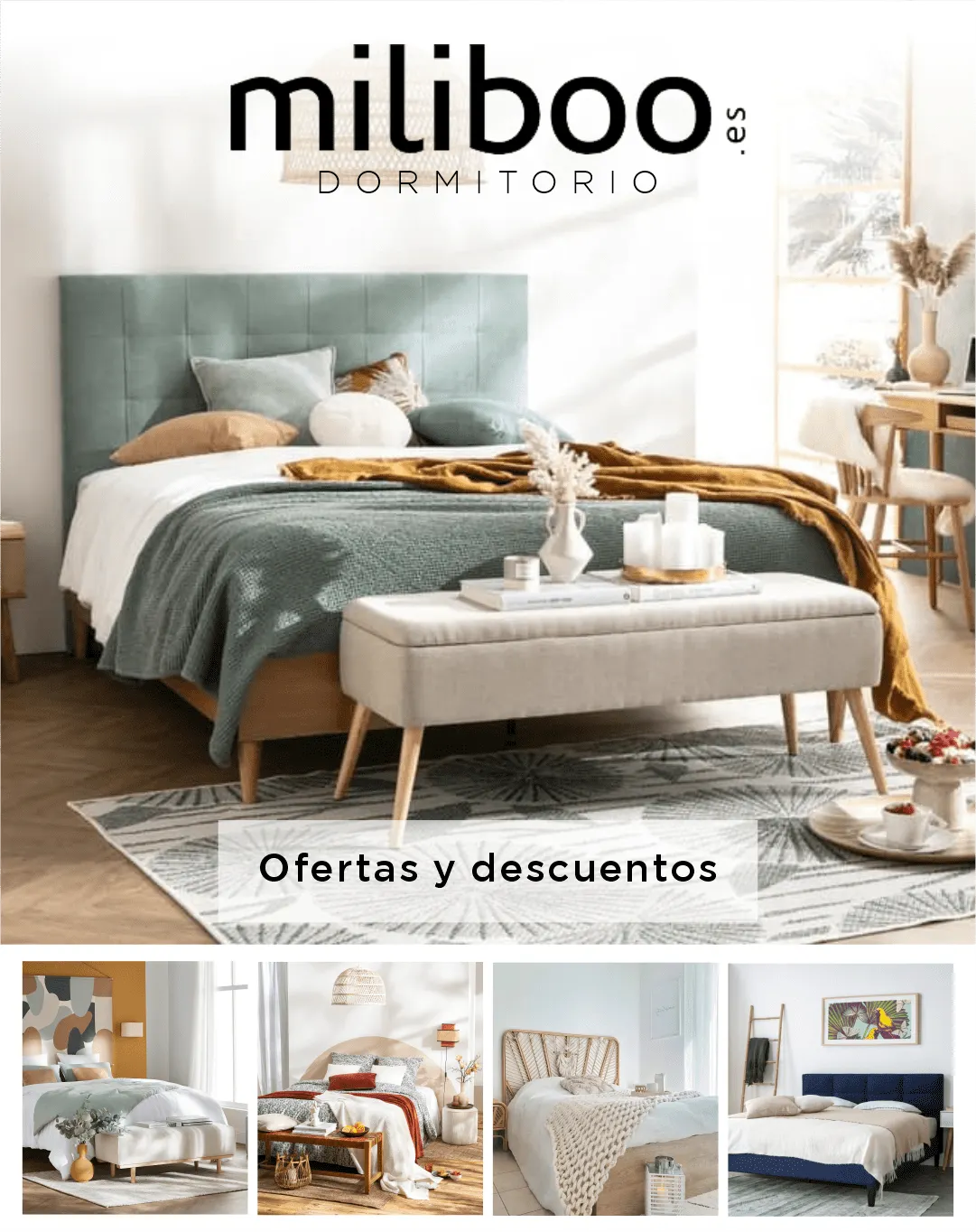 Catálogo de Miliboo ofertas muebles dormitorio 24 de agosto al 8 de septiembre 2025 - Página 1