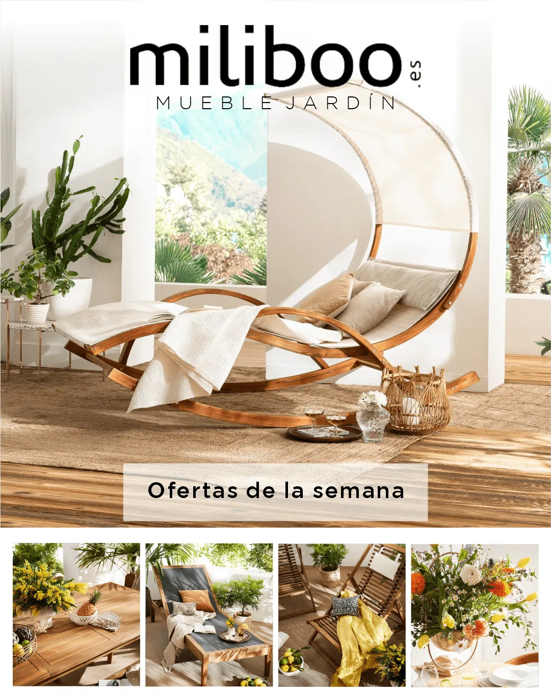 Catálogo de Miliboo ofertas muebles de jardín 11 de agosto al 26 de agosto 2025 - Página 1