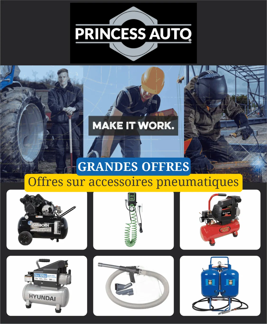 Princess Auto Promos: du 4 août au 19 août 2025 - Circulaires page 