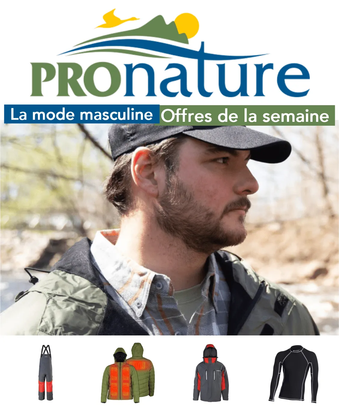 Pronature promos de mode masculine du 20 août au 4 septembre 2025 - Circulaires page 1