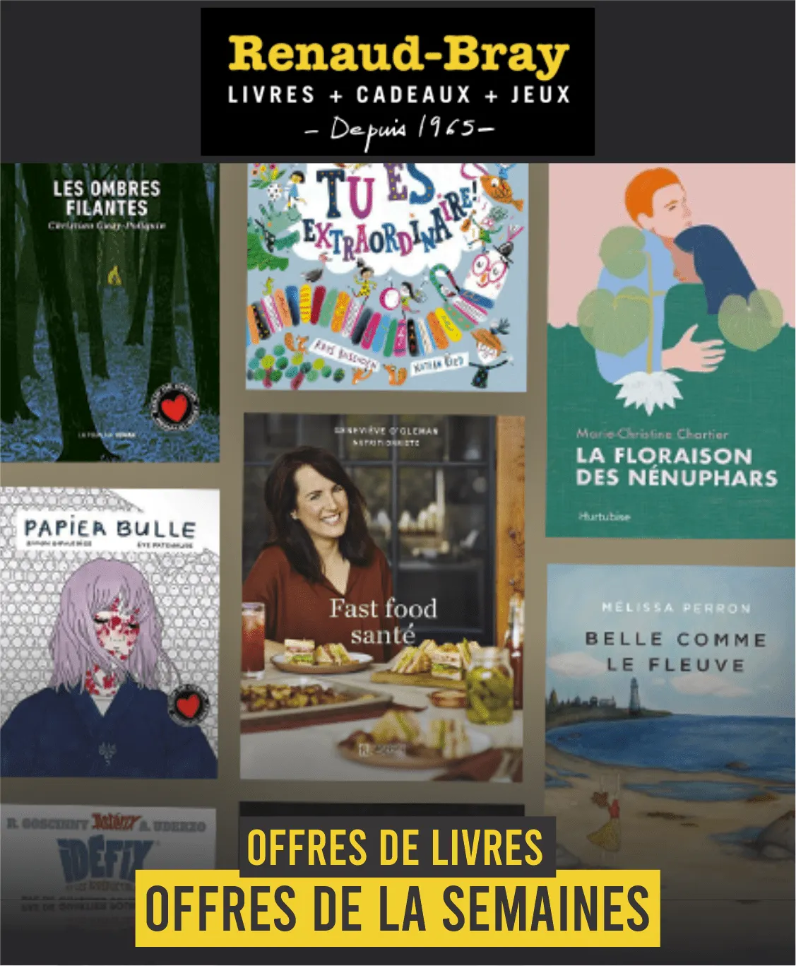 Renaud-Bray promos de livres du 14 août au 29 août 2025 - Circulaires page 1