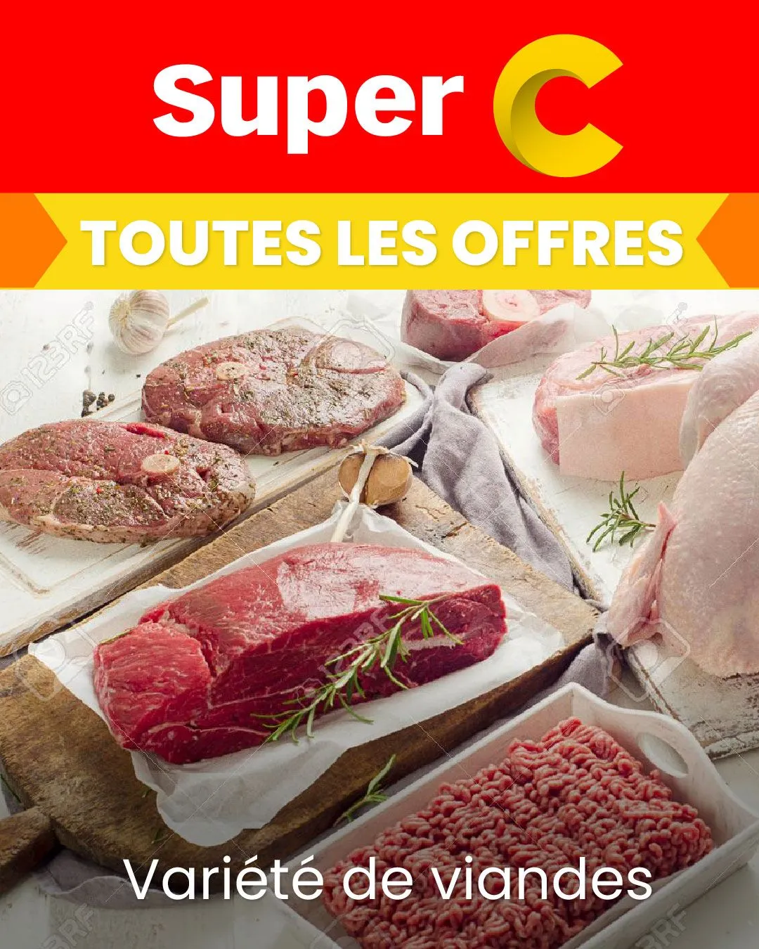 Super C promos de viande du 14 août au 29 août 2025 - Circulaires page 1