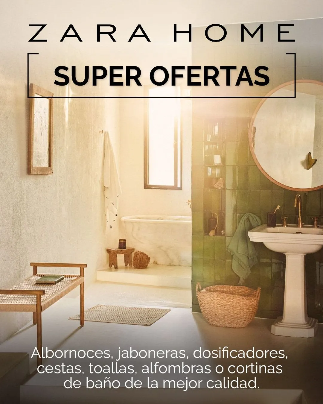 Catálogo de Zara Home ofertas accesorios baño 11 de julio al 16 de julio 2024 - Pagina 1