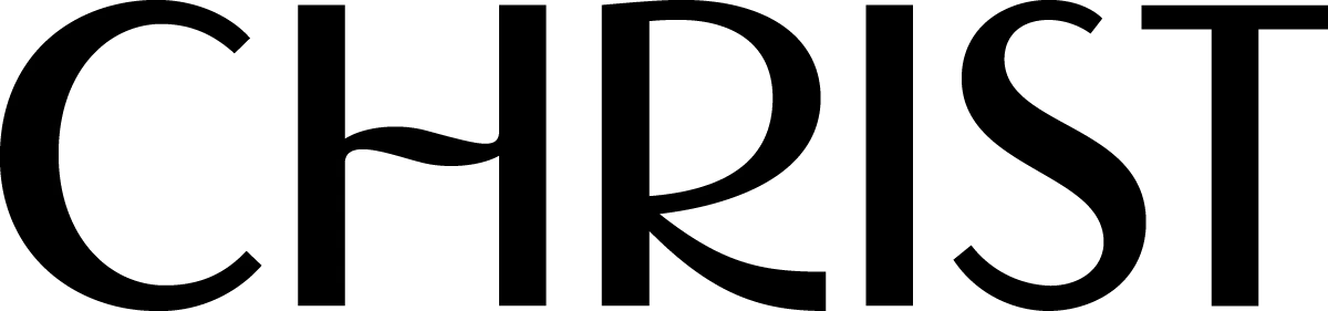 Christ logo die aktuell Flugblatt