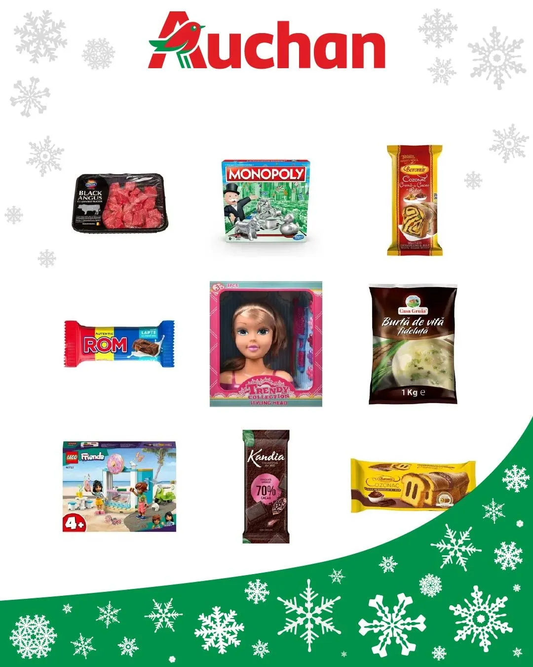Catalog Auchan - Vânzarea de Crăciun de la 1 decembrie până la 6 decembrie 2023 - Revista Pagina 1