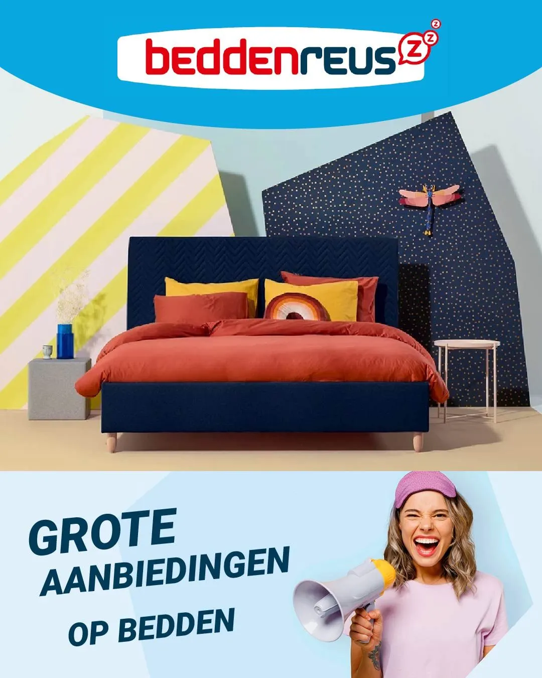 Beddenreus Aanbiedingen: Bedden van 17 augustus tot 1 september 2025 - Folder pagina 1