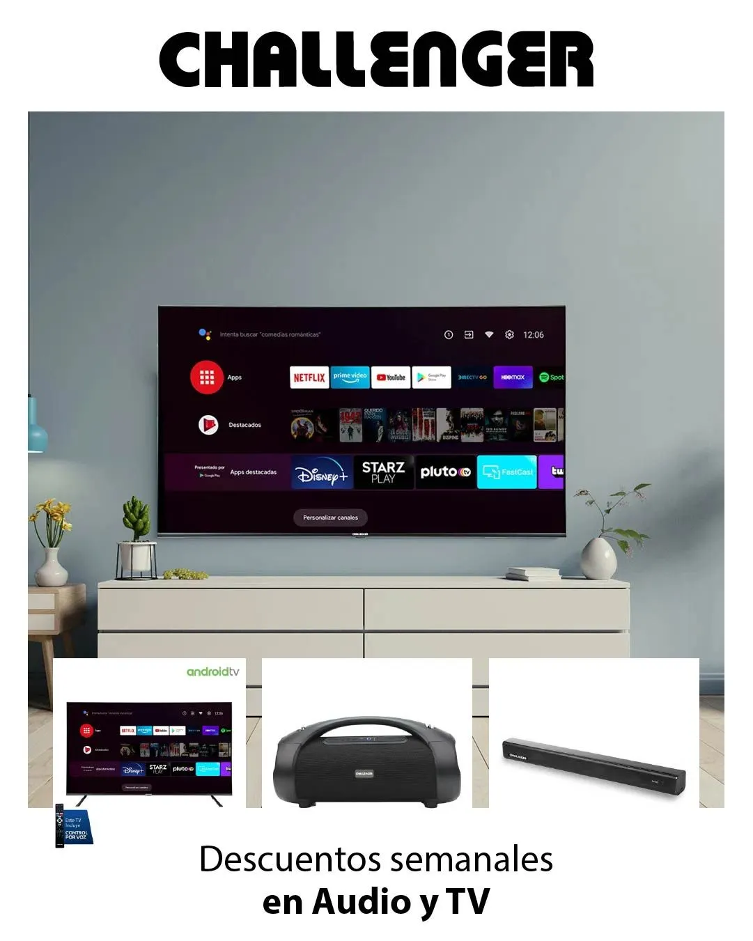 Catalogo de Challenger ofertas en audio y tv 27 de mayo al 11 de junio 2025 - Pag 1