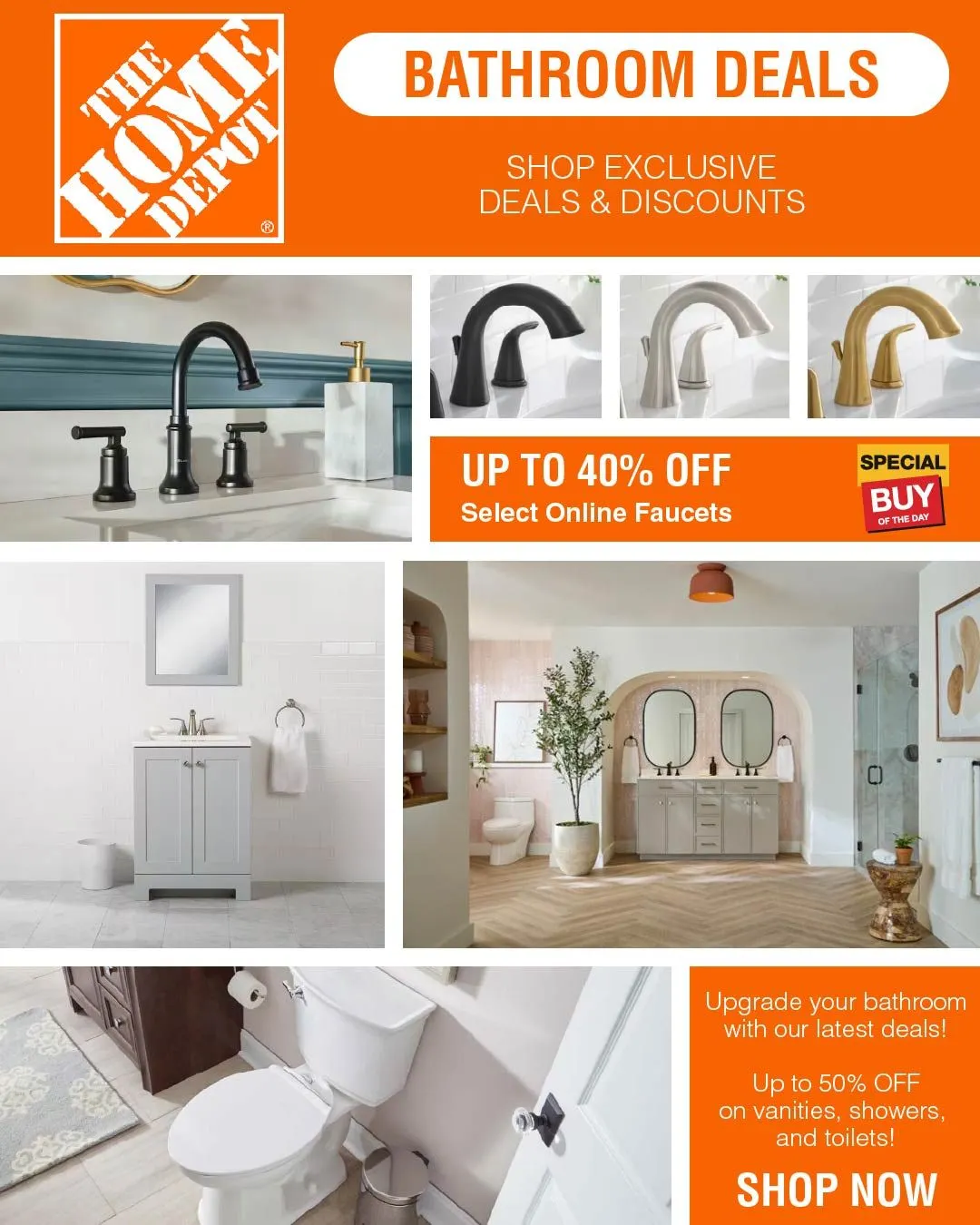 Bathroom Deals - August 26 September 10 2025