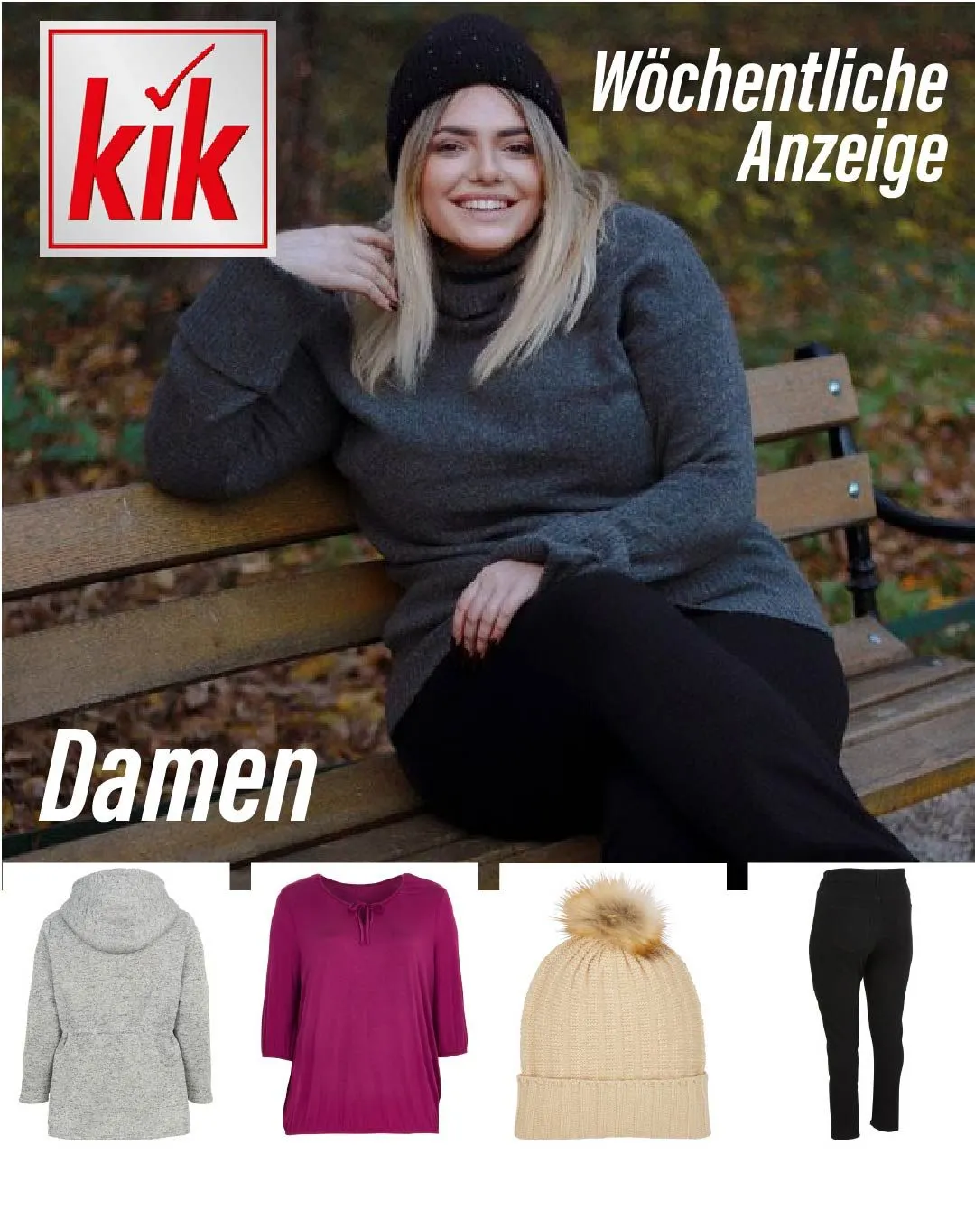 Kik angebote Damenmode von 29. August bis 13. September 2025 - Prospekt seite 1