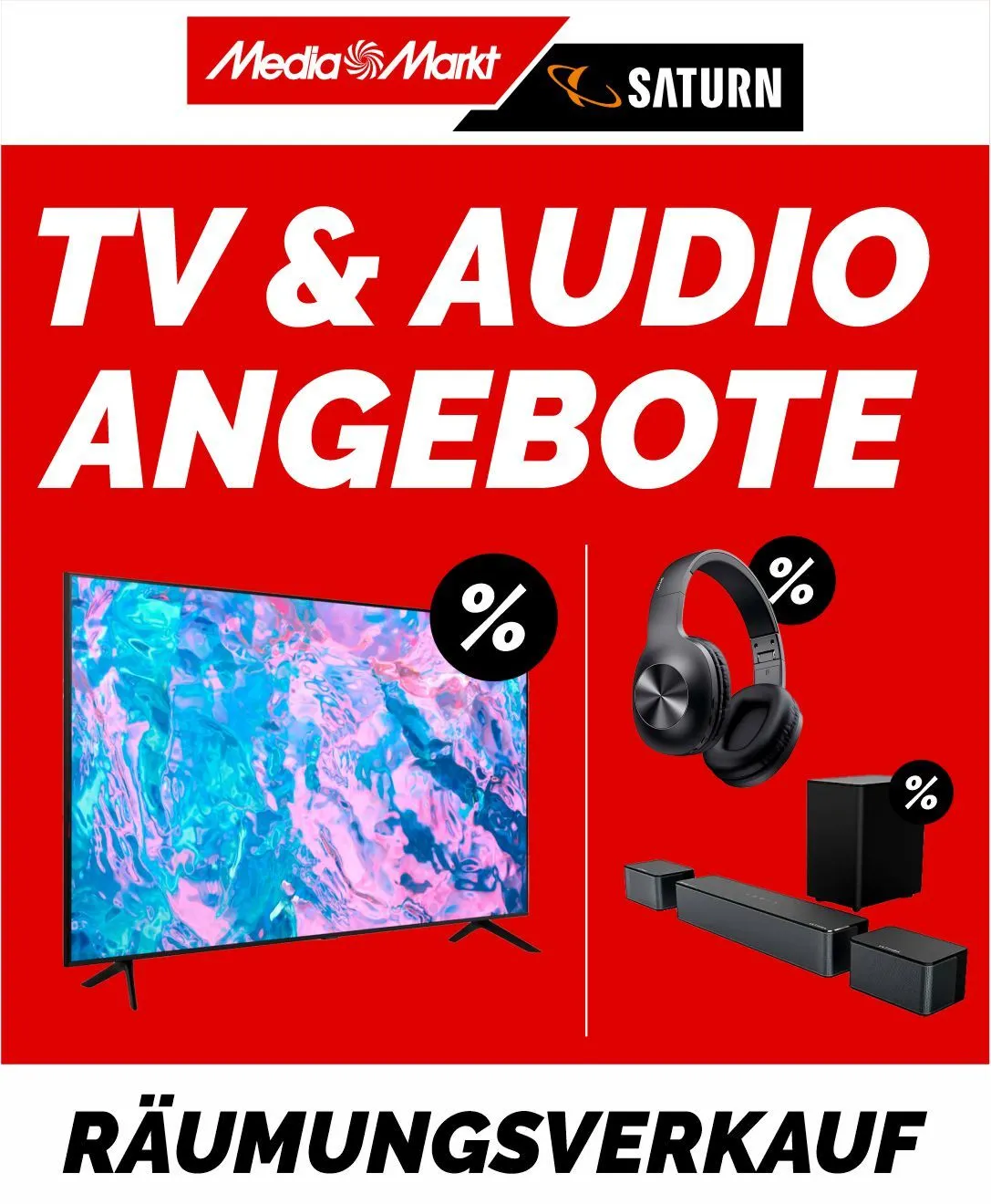 TV & Audio Angebote von 3. August bis 18. August 2025 - Prospekt seite 