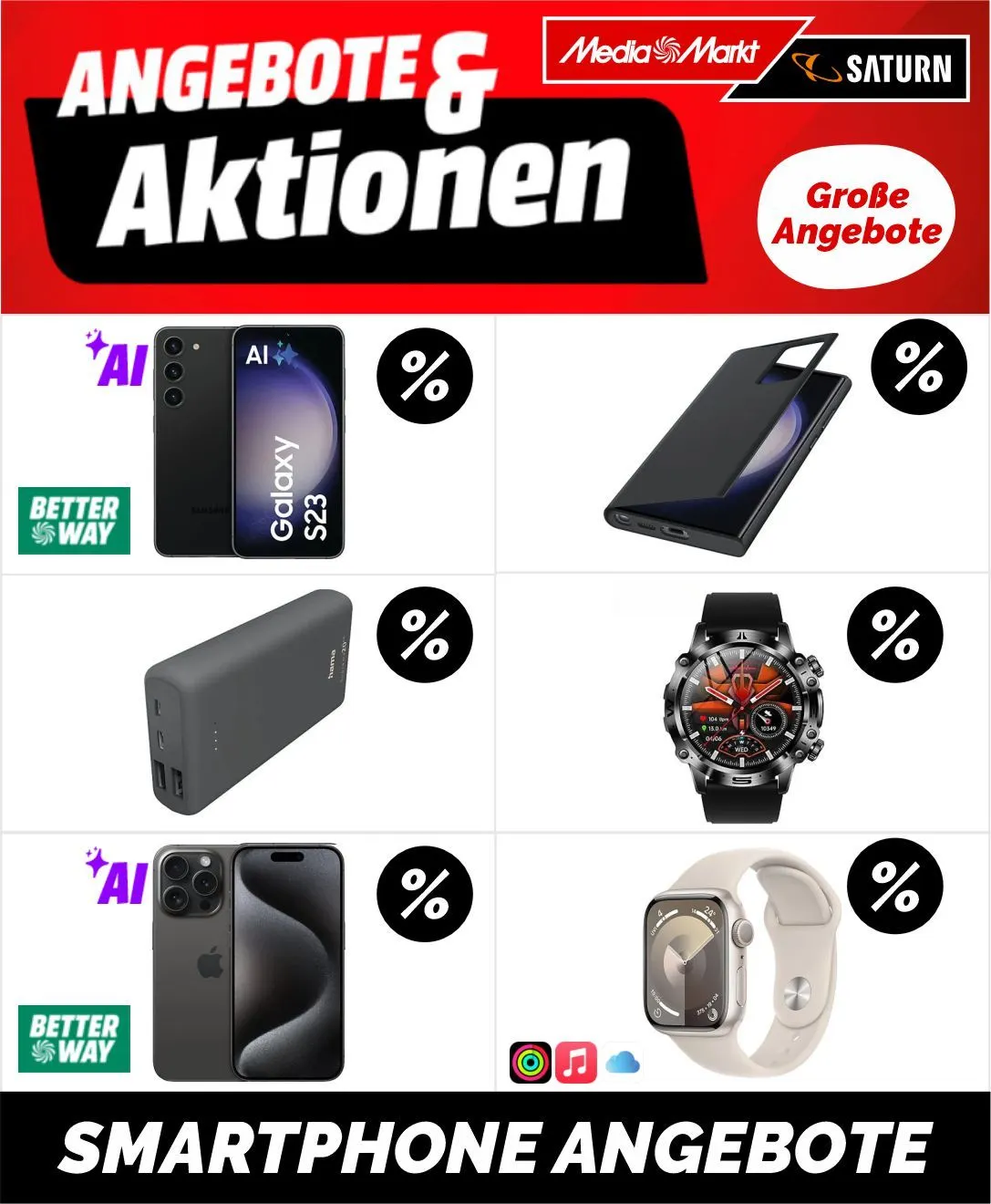 Smartphone Angebote - 4. August 19. August 2025