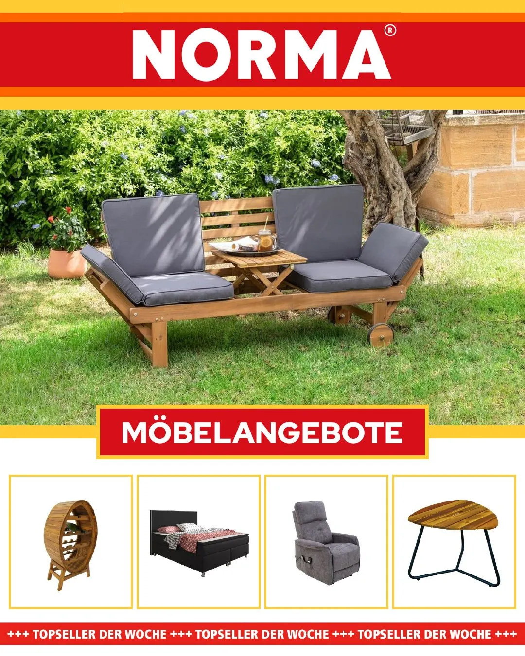 Möbelangebote von 27. August bis 11. September 2025 - Prospekt seite 1