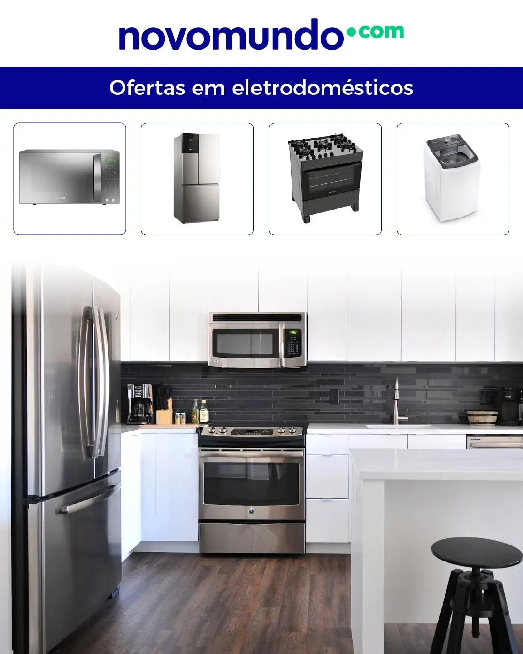 Encarte de Novo Mundo Ofertas Eletrodomésticos 6 de junho até 11 de junho 2024 - Pagina 