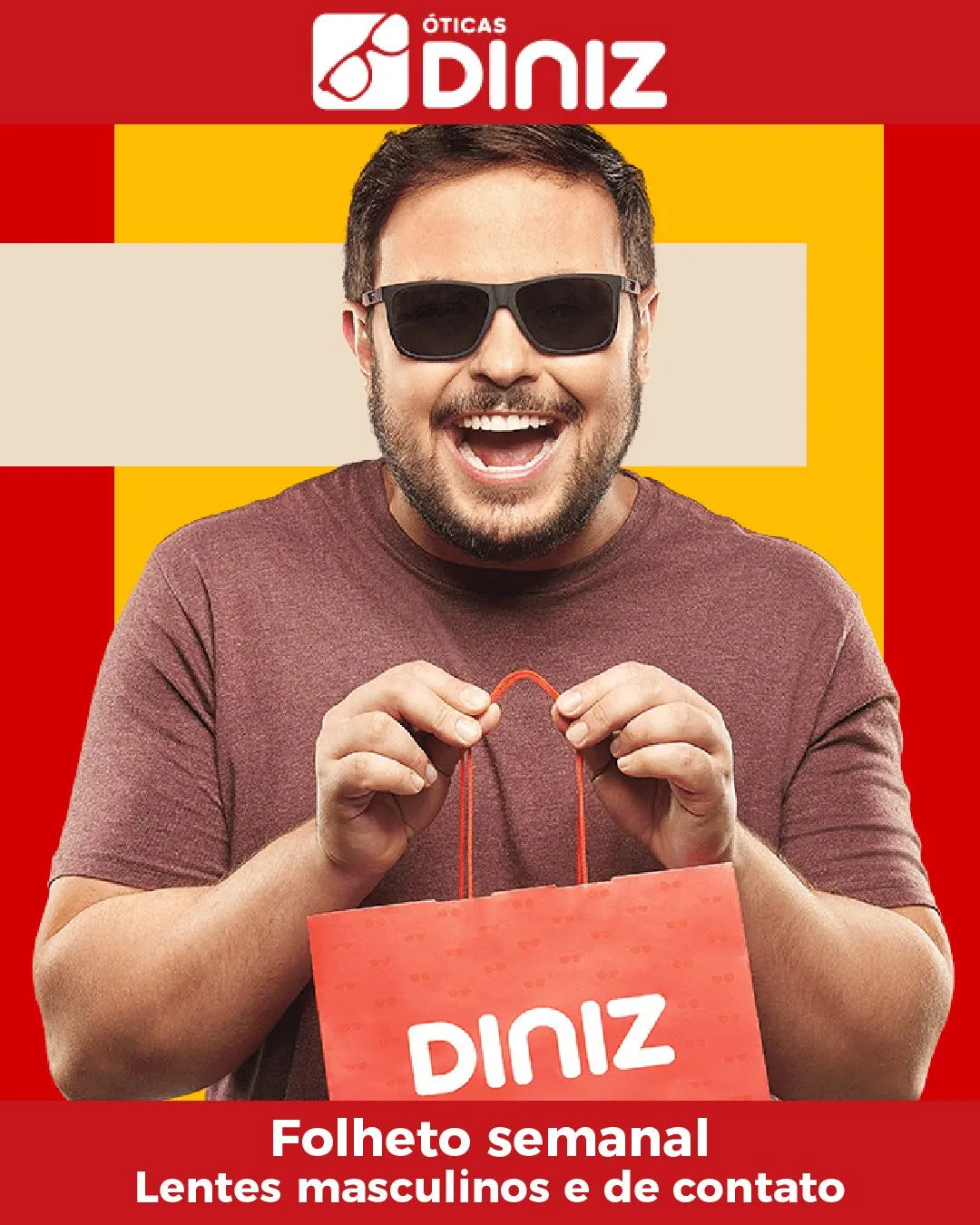 Encarte de Óticas Diniz Ofertas Lentes Contato 29 de novembro até 7 de dezembro 2024 - Pagina 1
