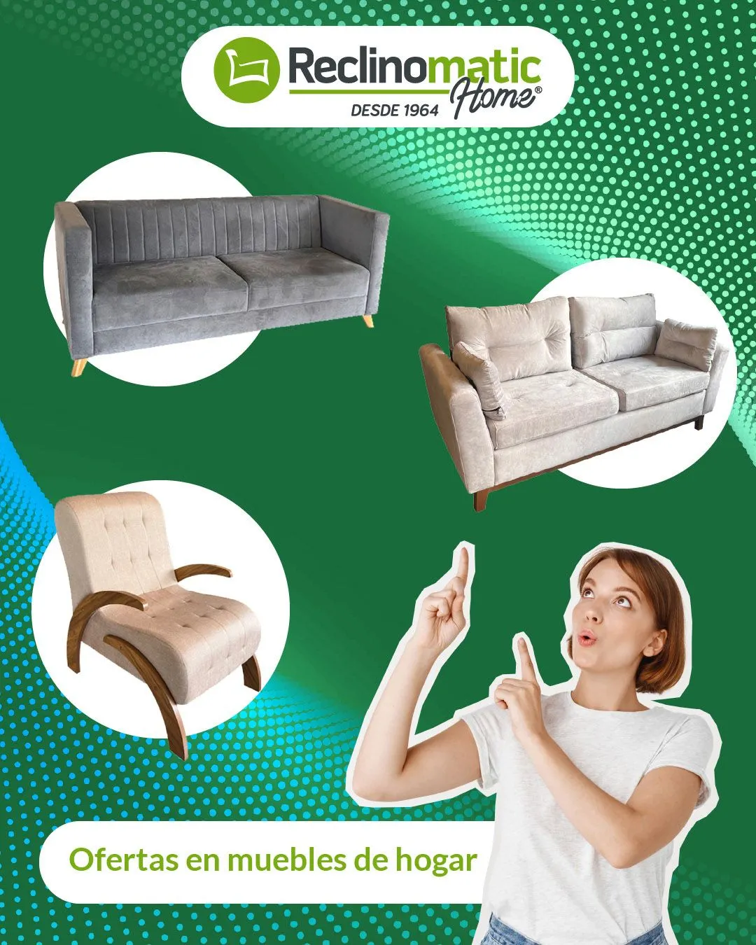 Catalogo de Reclinomatic ofertas muebles hogar 23 de julio al 28 de julio 2024 - Pag 1