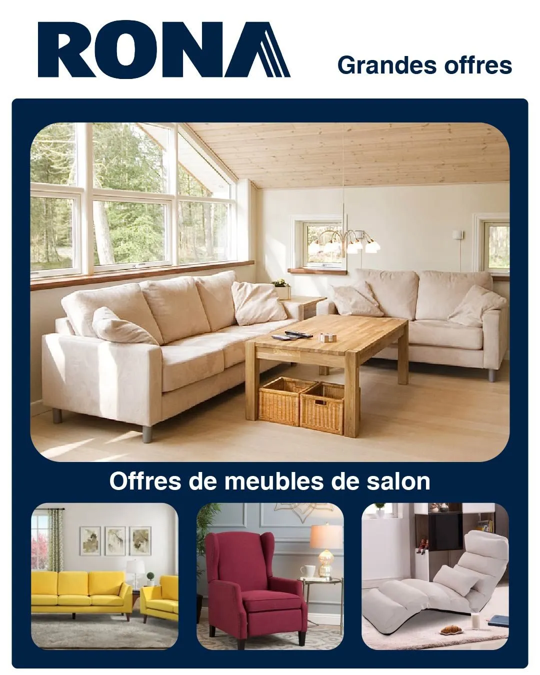 RONA promos de meubles de salon du 8 août au 23 août 2025 - Circulaires page 