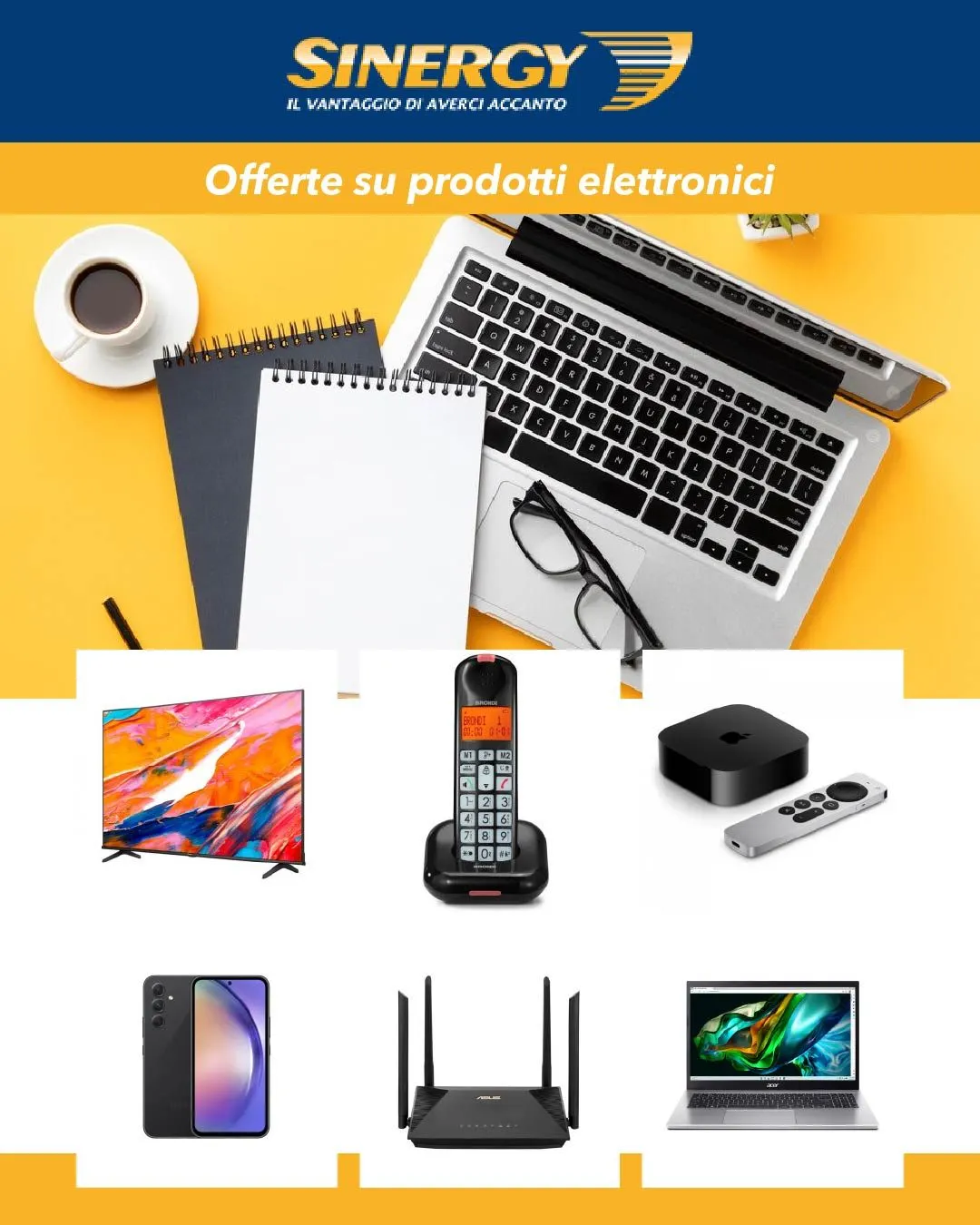 Sinergy Offerte Elettronica da 27 agosto a 11 settembre di 2025 - Pagina del volantino 1
