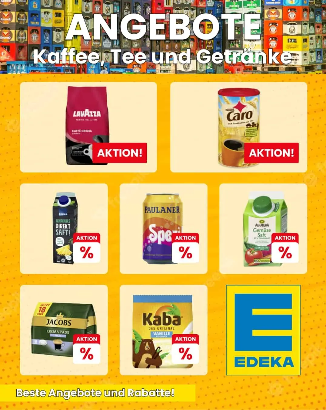 Edeka angebote Kaffee, Tee & Getränke von 26. August bis 10. September 2025 - Prospekt seite 1