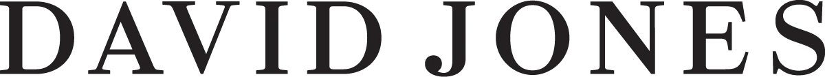 David Jones logo of current flyer
