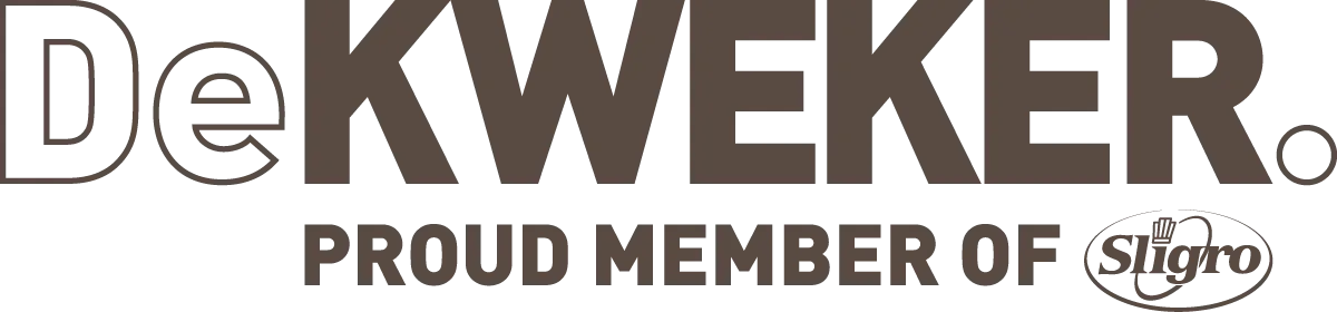 De Kweker logo in de folder van deze week