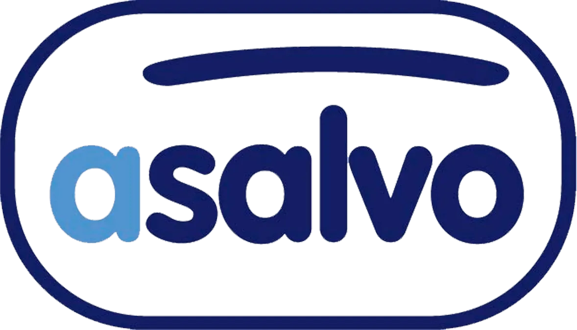 Asalvo logo de catálogo