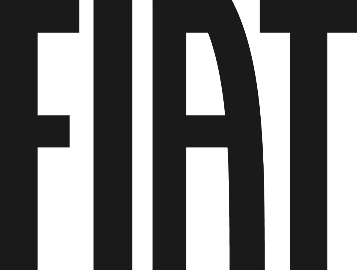 Fiat logo in de folder van deze week