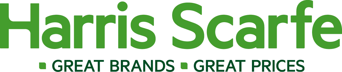Harris Scarfe logo of current flyer