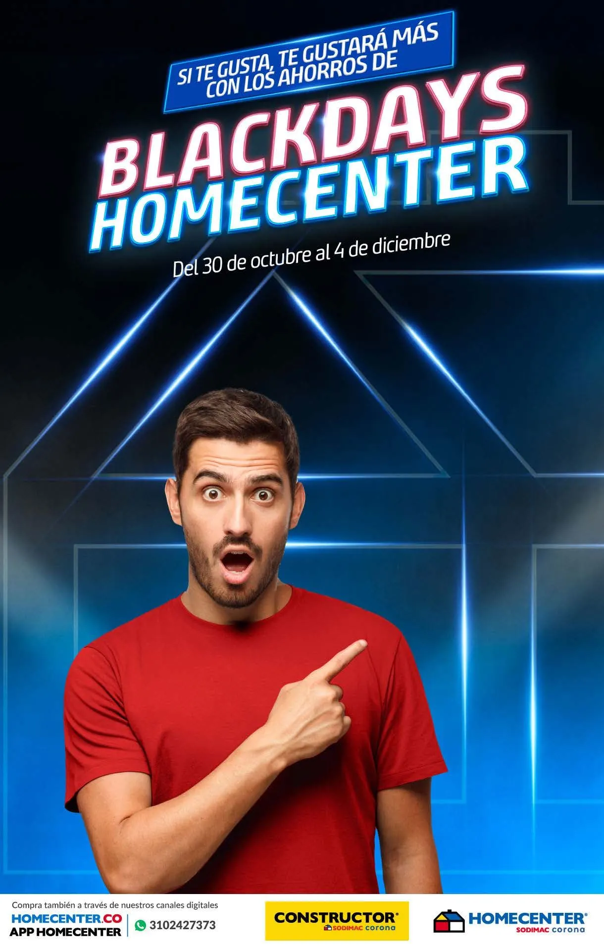 Catalogo de BlackDays Homecenter 12 de noviembre al 4 de diciembre 2024 - Pag 1