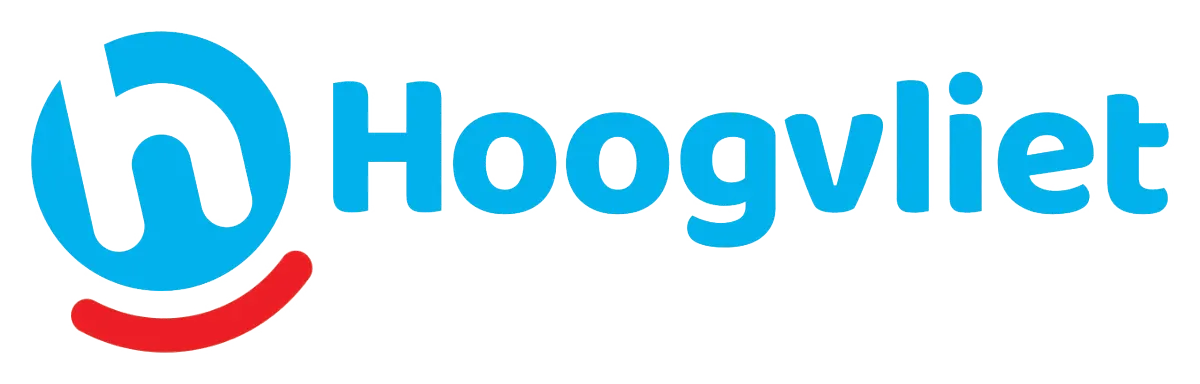 Hoogvliet logo in de folder van deze week