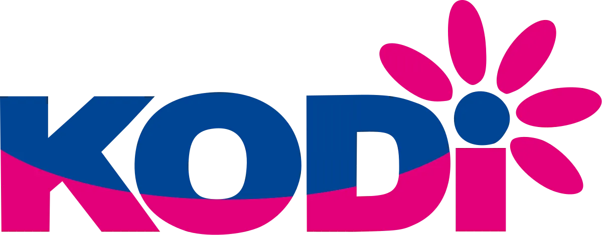 KODi logo die aktuell Flugblatt
