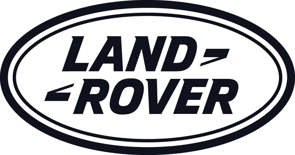 Land Rover logo in de folder van deze week