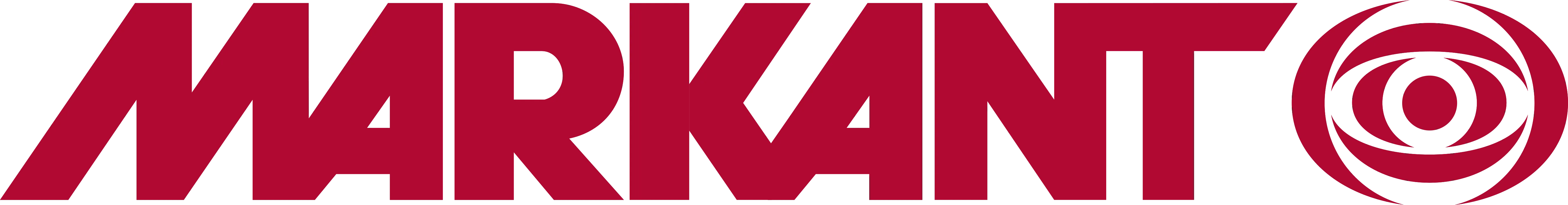 Markant logo die aktuell Flugblatt
