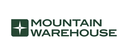 Mountain Warehouse logo. Current weekly ad