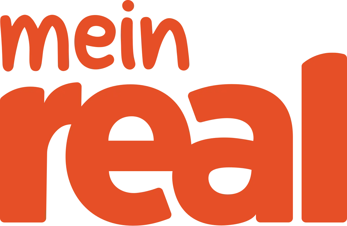 Mein real logo in de folder van deze week