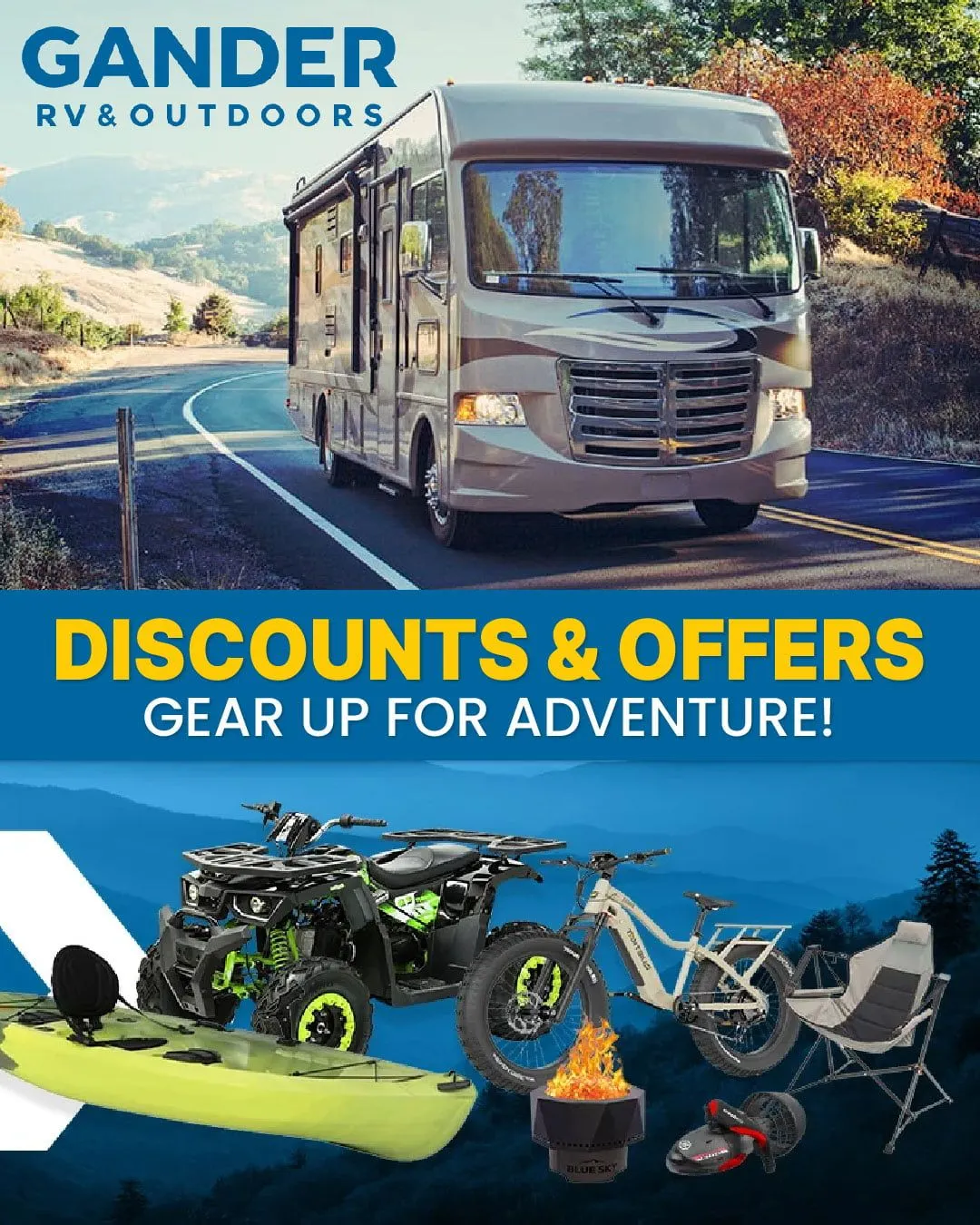 Weekly ad Gander RV & Outdoors Deals & Bargains from August 28 to September 12 2025 - Page 1