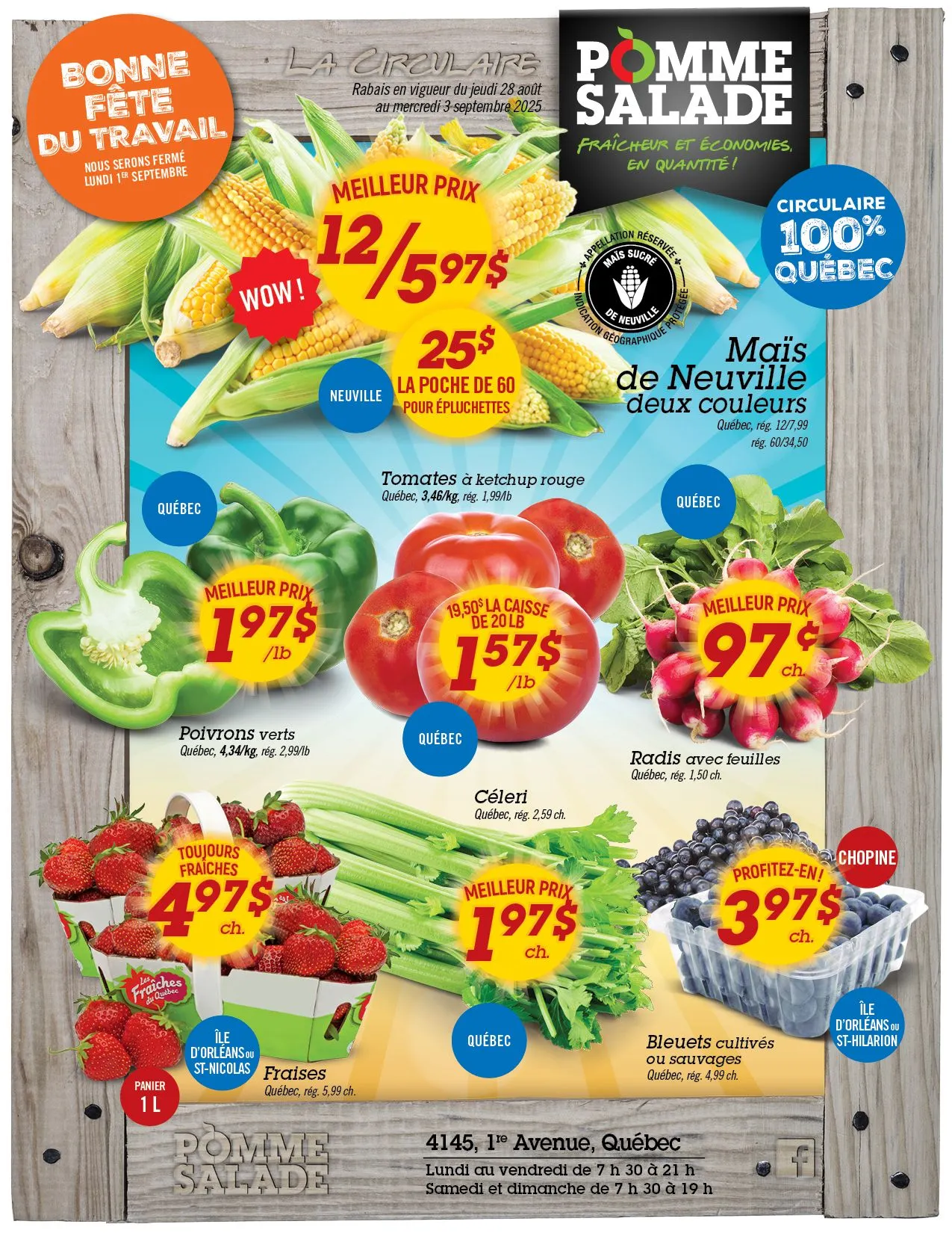 Pomme Salade flyers from August 28 to September 4 2025 - flyer page 1
