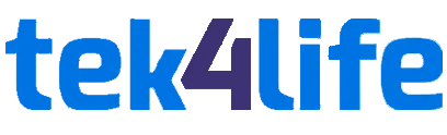 Tek4life logo de folhetos