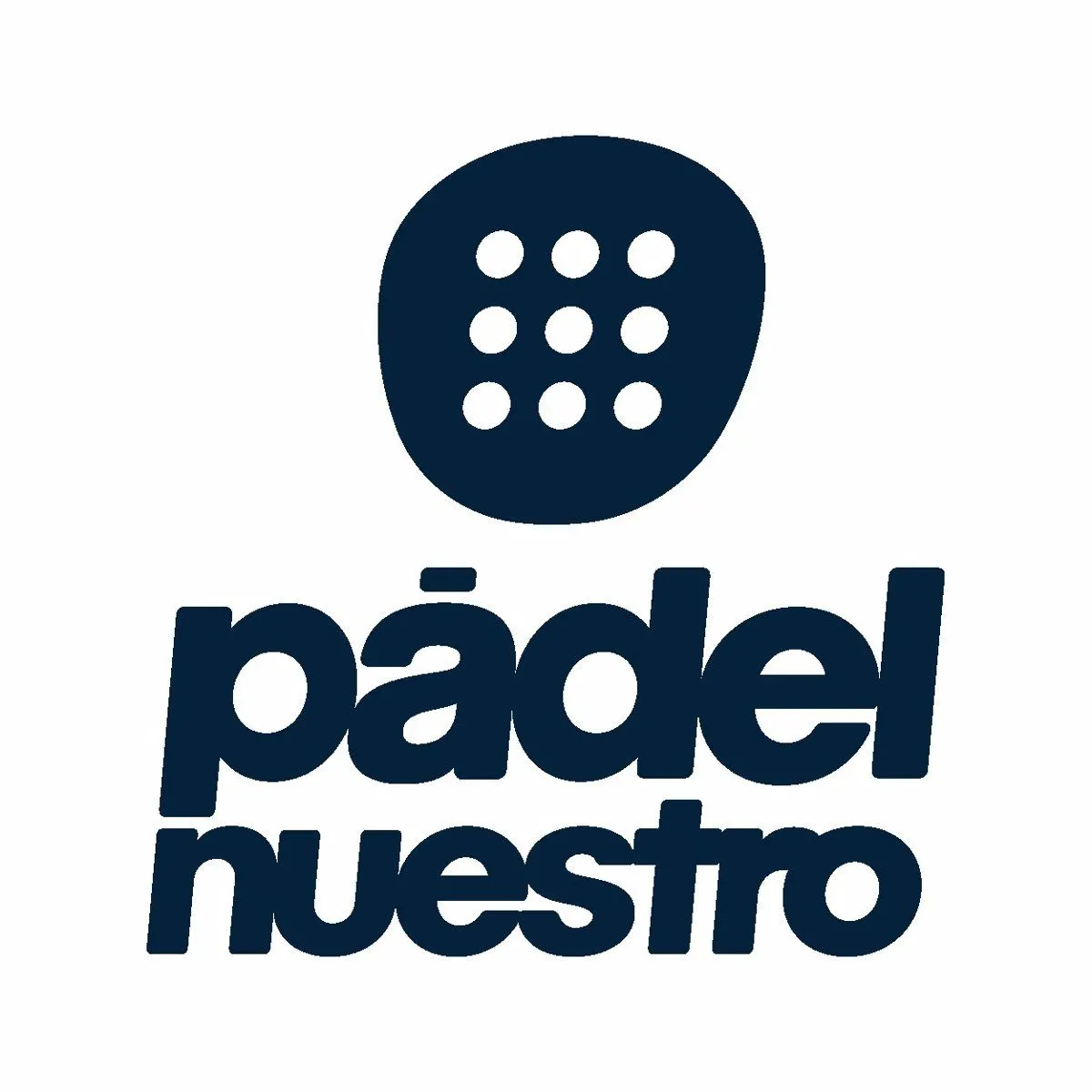 Pádel Nuestro logo de catálogo