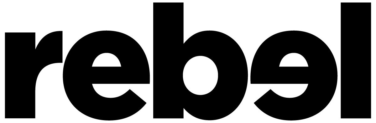 Rebel Sport logo of current catalogue