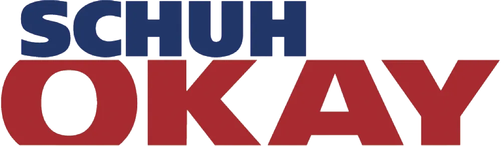 SCHUH OKAY logo die aktuell Flugblatt