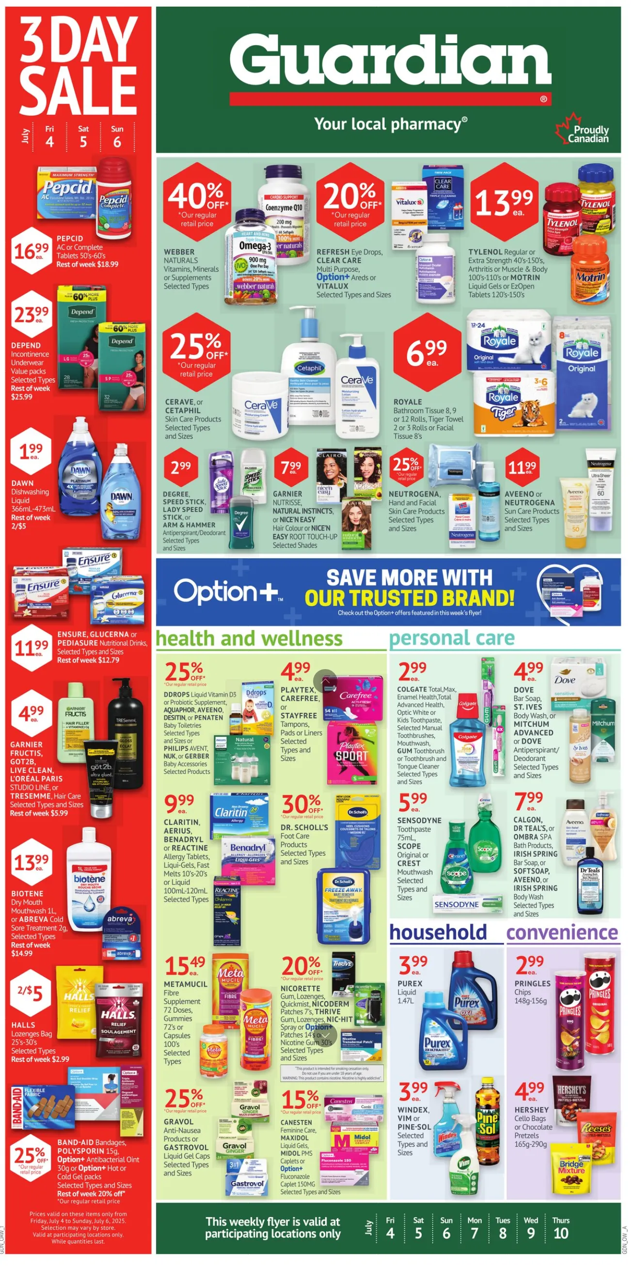 Guardian Pharmacy Sales from July 4 to July 10 2025 - flyer page 