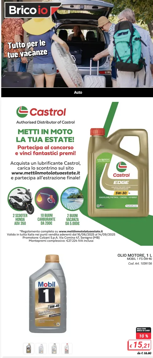 Brico io Volantino - 31 luglio 24 agosto 2025