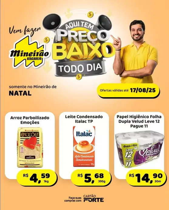 Encarte de Folhetos Mineirão Atacarejo 11 de agosto até 16 de agosto 2025 - Pagina 
