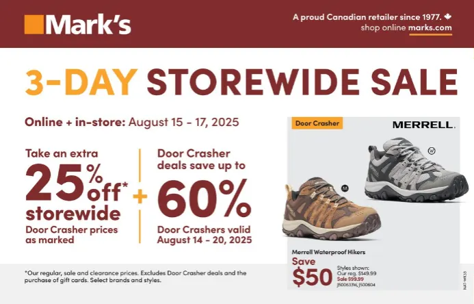 Mark's flyers  from August 14 to August 20 2025 - flyer page 1