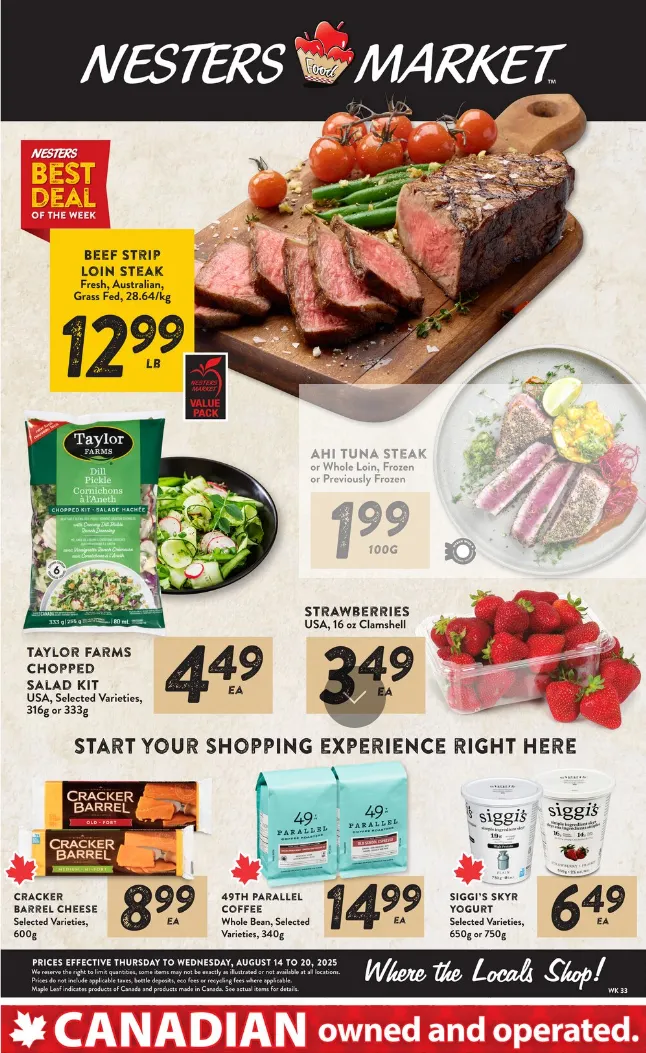 Nesters Market flyers from August 14 to August 20 2025 - flyer page 1